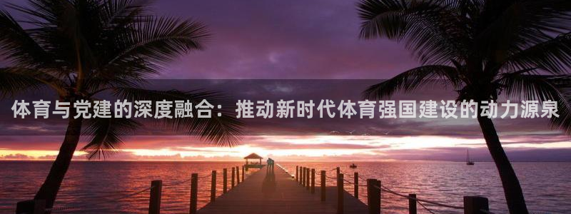 yy易游官方正版app娱乐首页网站大全：体育与党建的深度融合